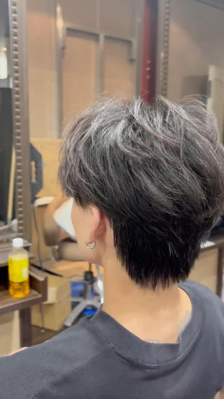 ミディアム メンズ メンズカットモデル 募集🚹✨荒井雛子のヘアスタイル