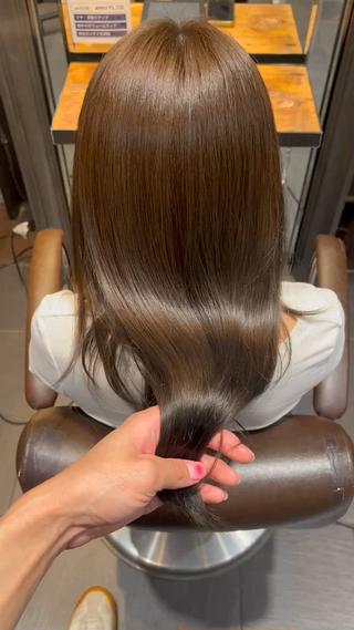 color+blowだけでこのツヤ感
ぜひ一度お任せください