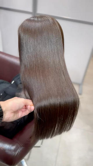 ロング カラー パーマ ヘアアレンジ ✨髪質改善専門店✨ QOLU✨のヘアスタイル