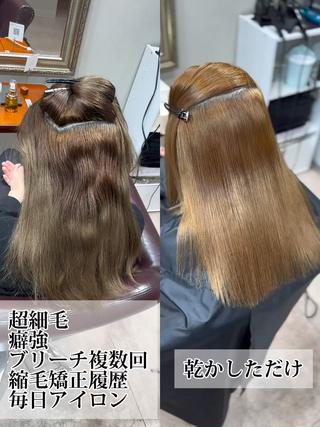 ミディアム ✨髪質改善専門店✨ QOLU✨のヘアスタイル