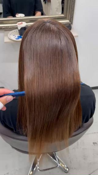 縮毛矯正で綺麗な髪へ️
