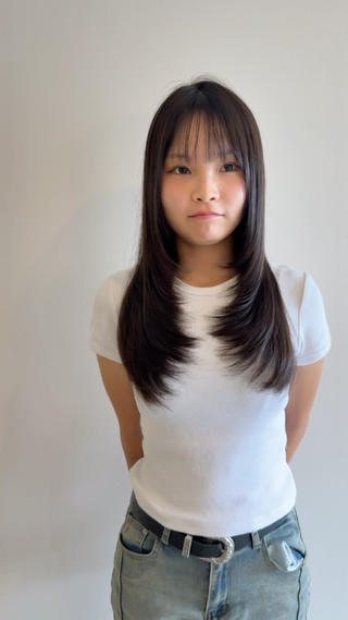 セミロング カラー 髪質改善＊韓国ヘア＊ レイヤー＊IBUKIのヘアスタイル