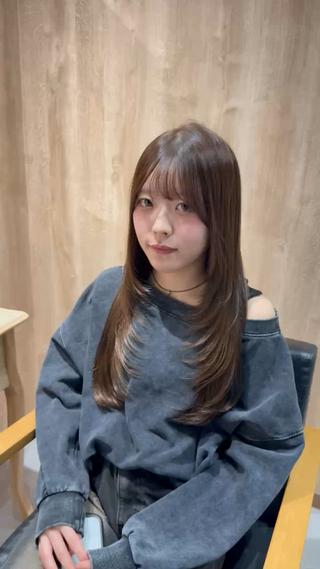 ロング カラー 髪質改善*韓国ヘア* レイヤー*IBUKIのヘアスタイル