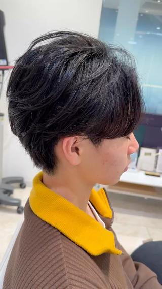 ショート パーマ メンズ ケンジアネッタ Men'sのヘアスタイル