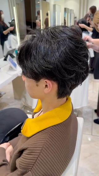 ショート パーマ メンズ ケンジアネッタ Men'sのヘアスタイル