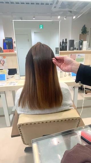 セミロング このみ/透明感カラー /ヘアアレンジ🫧のヘアスタイル