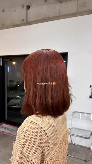 カラー miloc sayaのヘアスタイル