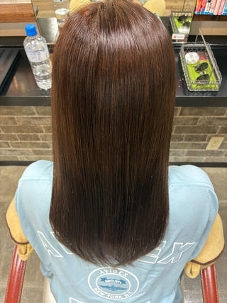 ロング カラー ボーイッシュ美容師 パルのヘアスタイル
