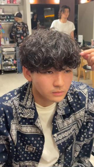 パーマ メンズ fifth 武正 琉生のヘアスタイル