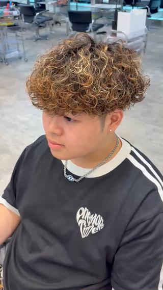カラー パーマ メンズ fifth 武正 琉生のヘアスタイル
