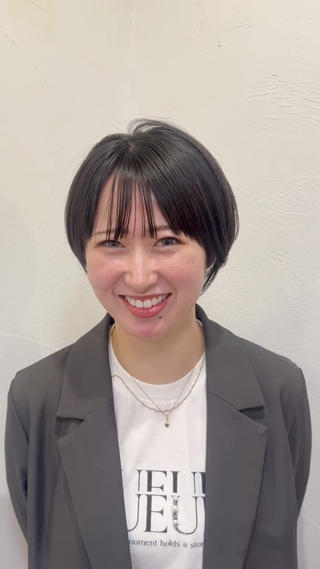 ショート つくばUtooe's 石田桃花のヘアスタイル