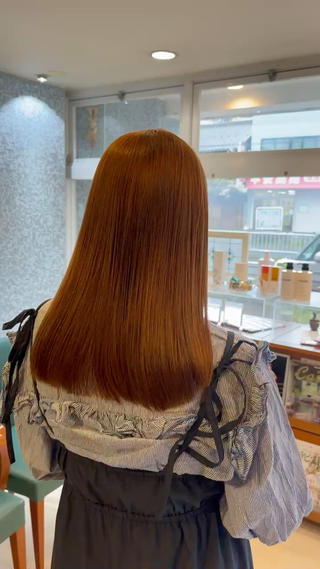 ロング パーマ 菊田将成 /髪質改善縮毛矯正のヘアスタイル