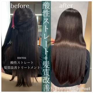 ロング 心斎橋美容室 ARCHEあやかのヘアスタイル