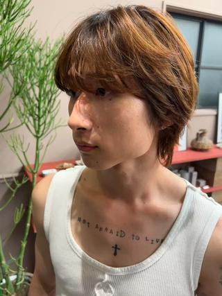 ミディアム メンズ 小笠原悠斗 /メンズヘアのヘアスタイル