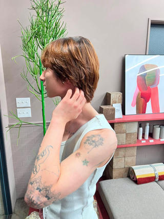 ミディアム メンズ 小笠原悠斗 /メンズヘアのヘアスタイル