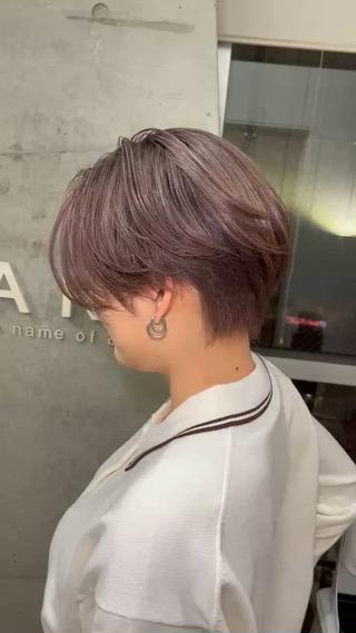 カラー 韓国レイヤー艶カラー HAYATOのヘアスタイル