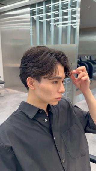 ショート パーマ ヘアアレンジ メンズ fifth 窪田潤平のヘアスタイル