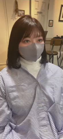 小顔カット×サイドバング