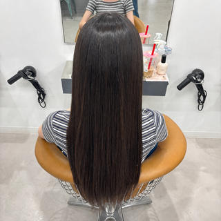 ロング カラー/アレンジ/ yuzu🐈‍⬛🩶のヘアスタイル