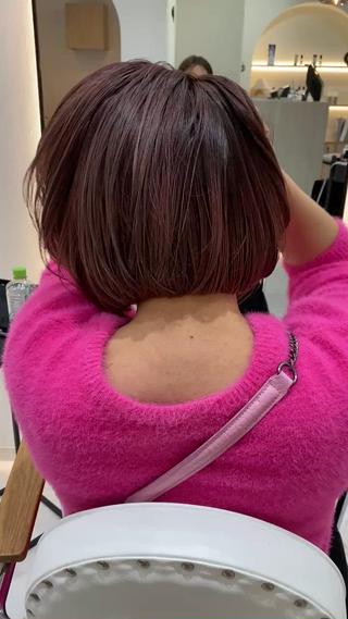 ショート カラー -福岡博多筑紫口- 大津成美のヘアスタイル