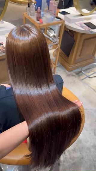 ロング カラー 艶カラー/高発色 /髪質改善/てぃあらのヘアスタイル