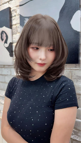 ミディアム 奥野 貴史 代表 レイヤーのヘアスタイル