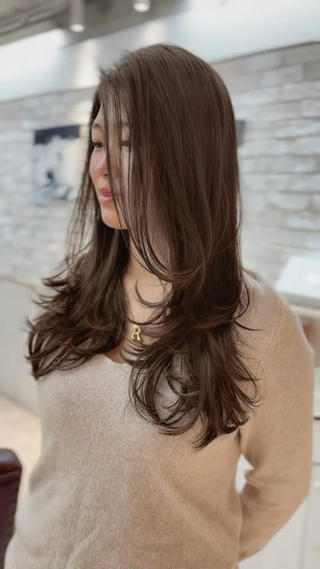 ロング 奥野 貴史 代表 レイヤーのヘアスタイル