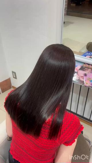 ロング 髪質改善/縮毛矯正 透明感カラー/スバルのヘアスタイル