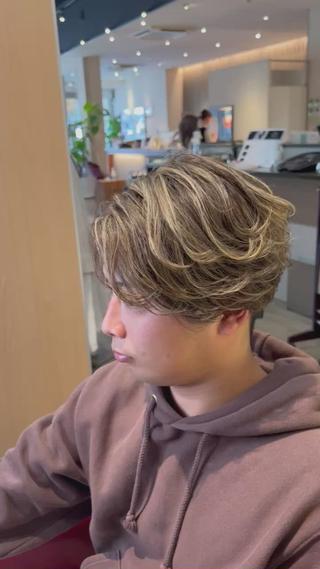 メンズのメッシュ