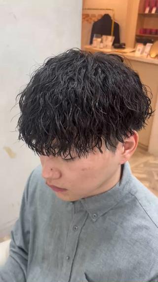 縦落ちパーマ