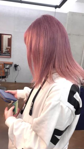 pail pink
柔らかいピンクカラー得意です!
ハイトーンから一度お任せください
必ず可愛くします