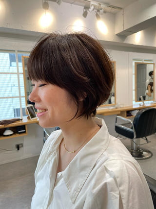 ショート カラー 表参道【髪質改善】 宮嶋勇太のヘアスタイル