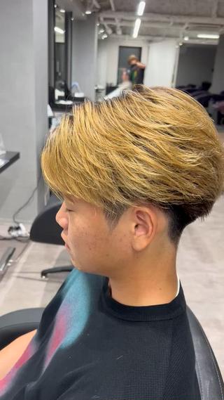 ショート パーマ メンズ メンズ特化/短髪 石飛皓平のヘアスタイル