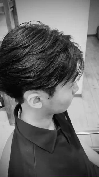 ショート メンズ 平野 友誠のヘアスタイル