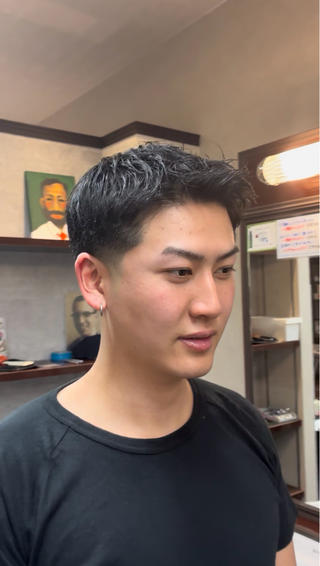 ショート メンズ インフィニィトネオ 三浦のヘアスタイル
