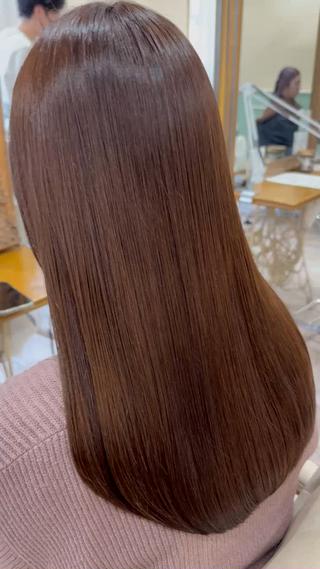 極上髪質改善
美髪ストレート