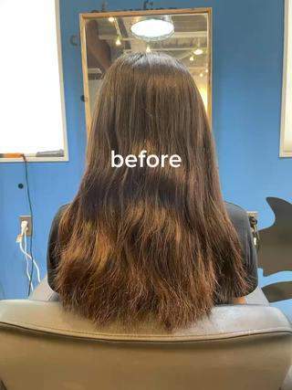 ロング 山本(末田) 崇子のヘアスタイル