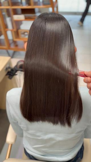 ロング パーマ 髪質改善/縮毛矯正 /レイヤーカット岡部のヘアスタイル