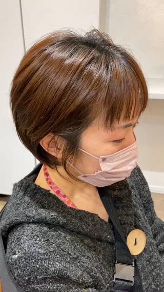 大人ショートスタイル 