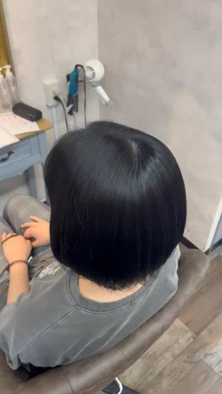 ミディアム カラー メンズカットモデル 募集中🫧吉田陽菜のヘアスタイル
