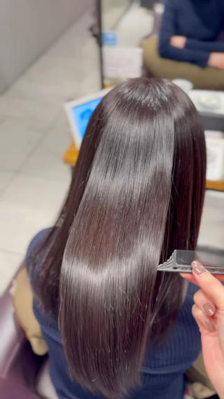 ロング カラー RUKA/透明感 カラー/髪質改善のヘアスタイル