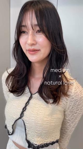 ミディアム パーマ 抜け感ボブ×パーマ |kazaneのヘアスタイル