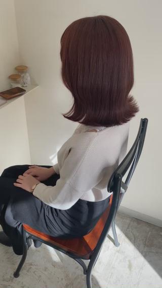 ブリーチなしダブルカラー♡コーラルピンク