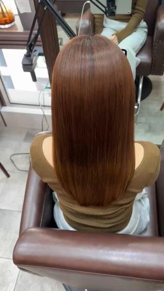 セミロング 銀座　プロの髪質改善 ハシモトリュウタのヘアスタイル