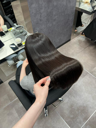 セミロング カラー 🩶髪質改善/新宿 /saaya🩶のヘアスタイル