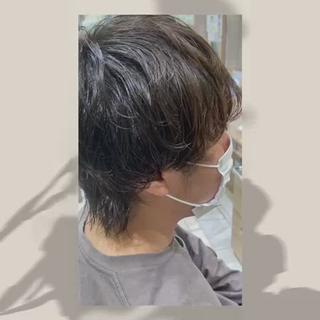 パーマ メンズ 技術モデル募集中 🩶村嶋 彩のヘアスタイル