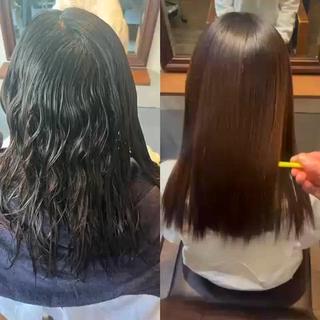 ミディアム 成田市縮毛矯正 古屋大揮のヘアスタイル