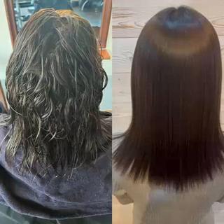 ミディアム 成田市縮毛矯正 古屋大揮のヘアスタイル