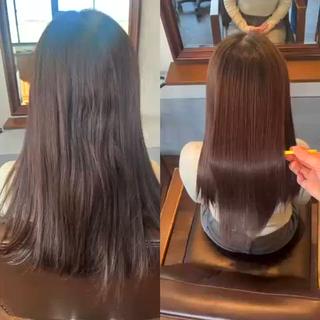 セミロング 成田市縮毛矯正 古屋大揮のヘアスタイル