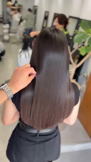 髪質改善ストレート